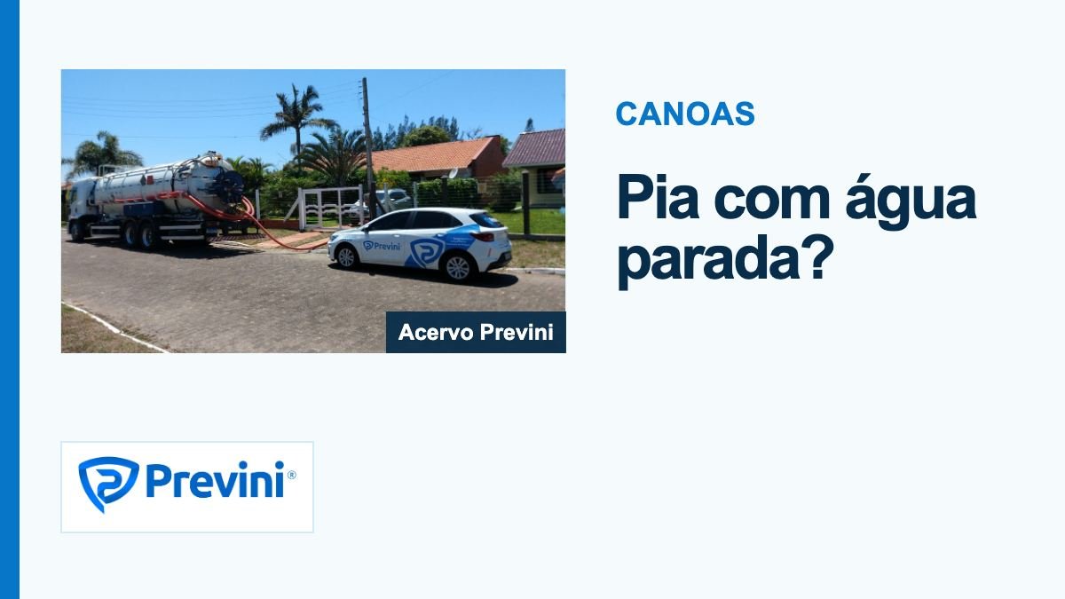 Como desentupir pia com água parada em Canoas: por onde começar