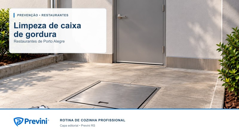 Limpeza de caixa de gordura em restaurantes de Porto Alegre