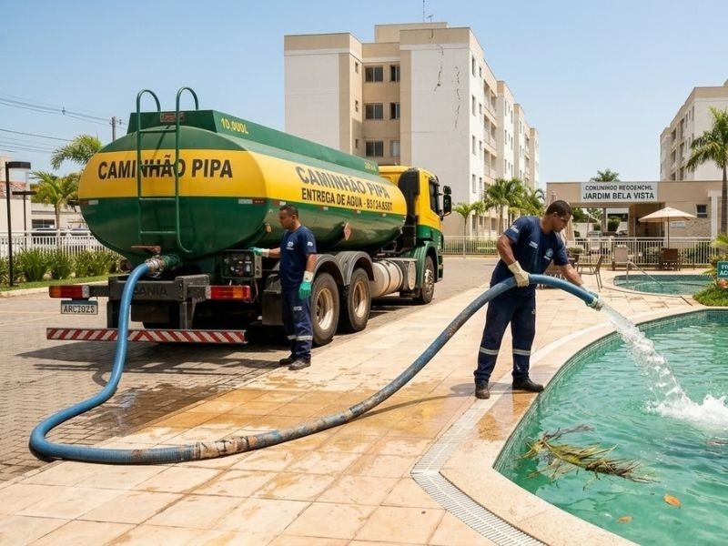Entrega de água com caminhão pipa em Porto Alegre: como contratar com segurança e sem surpresa